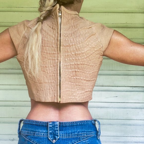 Dominic Louis Vegan Leather Vest - Picture 2 of 2